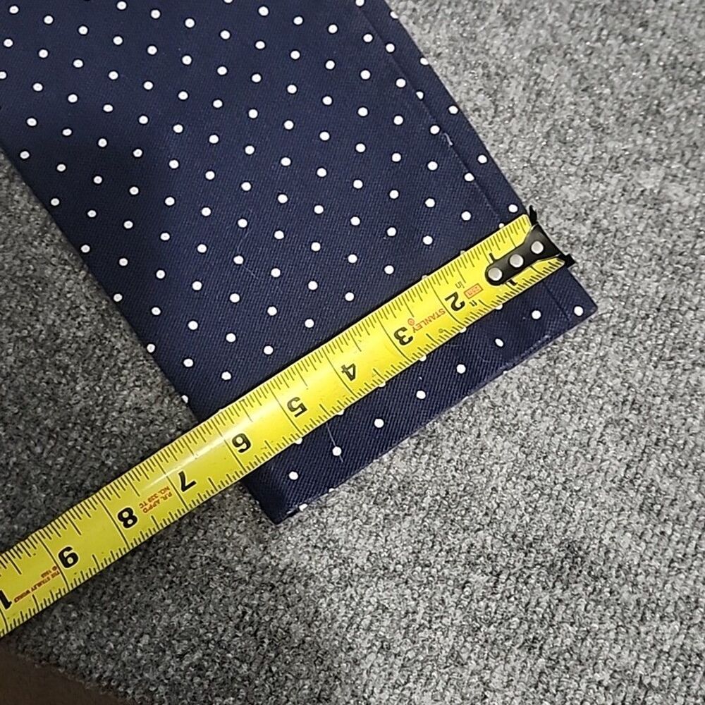 Tommy Hilfiger Denim Jeans Womens Size 4 Blue Polka Dot Print Stretch Straight - Picture 14 of 14